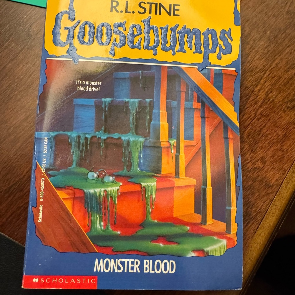 R.L. Stine Goosebumps Monster Blood Book